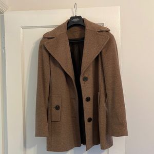 Camel toned Calvin Klein pea coat